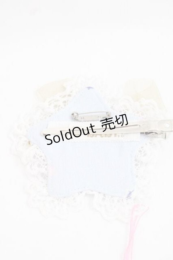 画像2: BABY,THE STARS SHINE BRIGHT / 星屑Fantasia 双子の星ネコちゃんのホロスコープ 柄星クリップ  サックス I-25-11-27-098-BA-AC-SA-ZI (2)