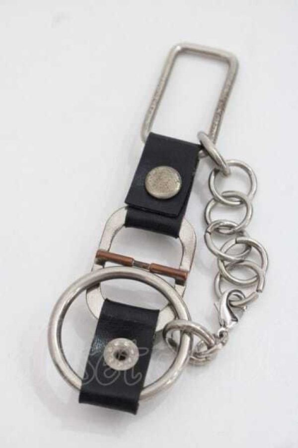 画像3: SEX POT ReVeNGe / スカルチェーンブレスレット  シルバーｘ黒 I-25-11-27-105-SP-AC-SA-ZI (3)