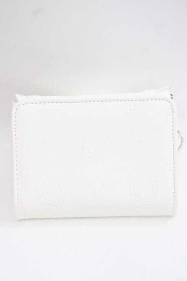 画像2: NOEMIE / ビジューリボンモノグラムウォレット  オフホワイト I-25-11-27-106-LO-TS-SA-ZI (2)