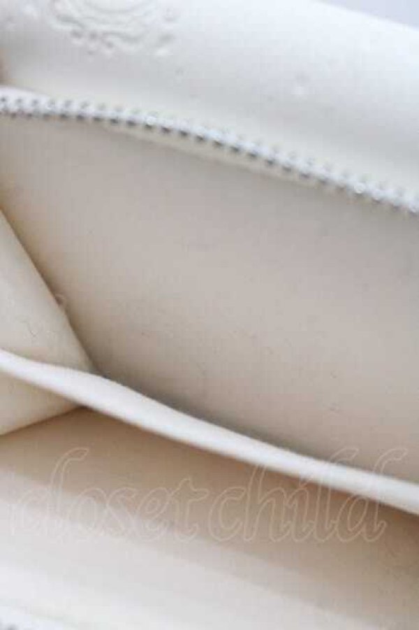 画像8: NOEMIE / ビジューリボンモノグラムウォレット  オフホワイト I-25-11-27-106-LO-TS-SA-ZI (8)