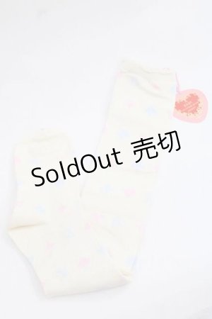 画像: BABY,THE STARS SHINE BRIGHT / HEART TRUMPオーバーニーソックス  アイボリー I-25-11-27-108-BA-ZA-SA-ZI