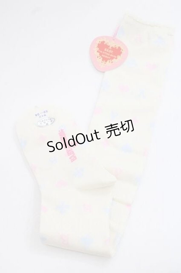 画像2: BABY,THE STARS SHINE BRIGHT / HEART TRUMPオーバーニーソックス  アイボリー I-25-11-27-108-BA-ZA-SA-ZI (2)