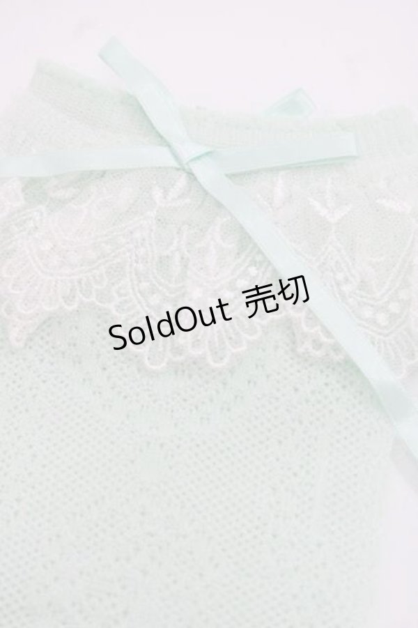 画像3: Angelic Pretty / Holy Lacy Dollオーバーニー  ミント I-25-11-27-113-AP-ZA-SA-ZI (3)