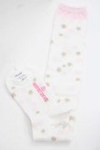 画像2: BABY,THE STARS SHINE BRIGHT / ミルククラウンオーバーニーソックス  白Ｘピンク I-25-11-27-118-BA-ZA-SA-ZI (2)