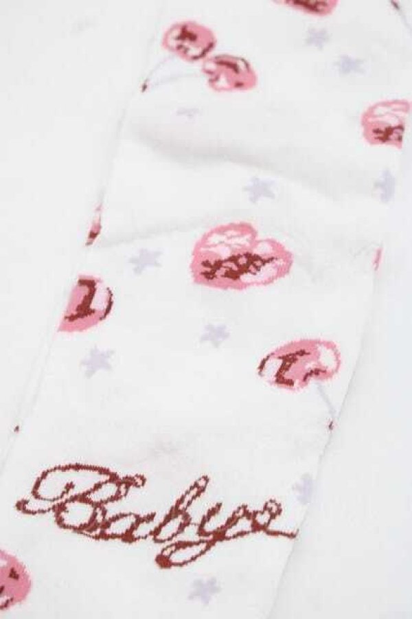 画像3: BABY,THE STARS SHINE BRIGHT / KiraKira Parfait柄オーバーニーソックス  白 I-25-11-27-119-BA-ZA-SA-ZI (3)