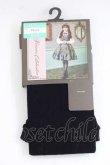 画像1: Kurumi Collaboration / kurumiタイツ ハナ L~LL 黒 I-25-11-27-123-LO-ZA-SA-ZI (1)