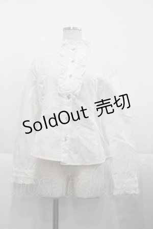 画像: MAM / アリスウサギ釦ブラウス  白 I-25-11-27-002-LO-BL-SA-ZI