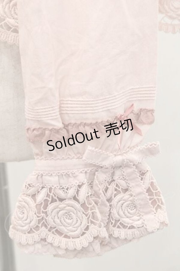 画像4: PINK HOUSE / 配色フリル使いフードブラウス  ピンク I-25-11-27-026-LO-BL-SA-ZI (4)