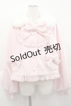 画像: To Alice / ヴィンテージドールショートコート  ピンクＸ白 I-25-11-27-028-LO-CO-SA-ZI