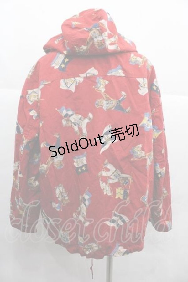 画像2: NATURE TRAIL / リバーシブルセーラークマ柄ジャケット M レッド I-25-12-02-045-LO-CO-SA-ZI (2)