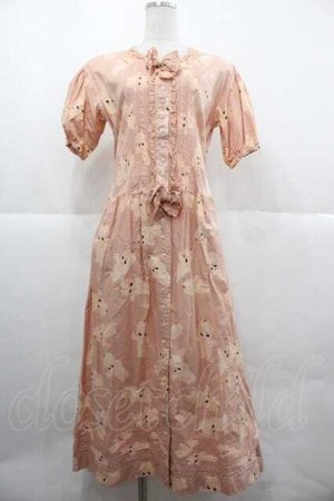 画像: PINK HOUSE / キューピー柄半袖ワンピース M ピンク I-25-12-02-048-LO-OP-SA-ZI