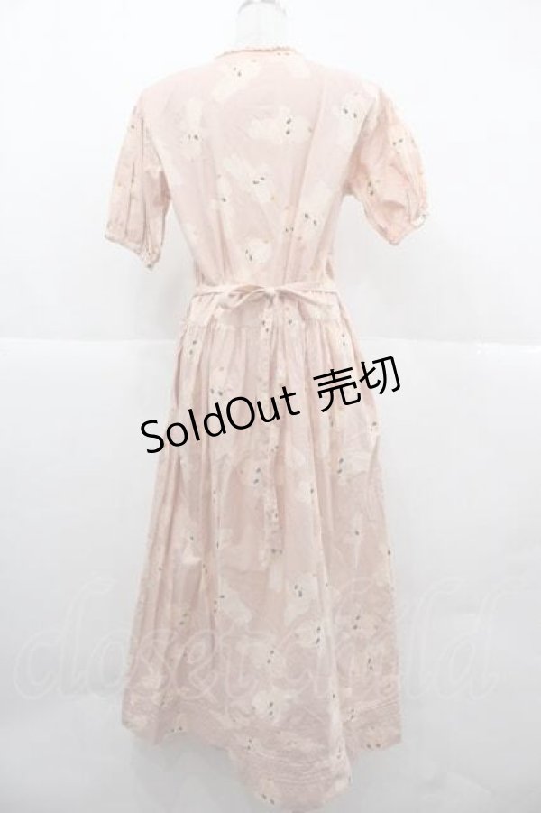 画像2: PINK HOUSE / キューピー柄半袖ワンピース M ピンク I-25-12-02-048-LO-OP-SA-ZI (2)