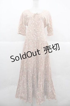 画像: PINK HOUSE / 花&ネックレスptワンピース  ピンク I-25-12-02-051-LO-OP-SA-ZI