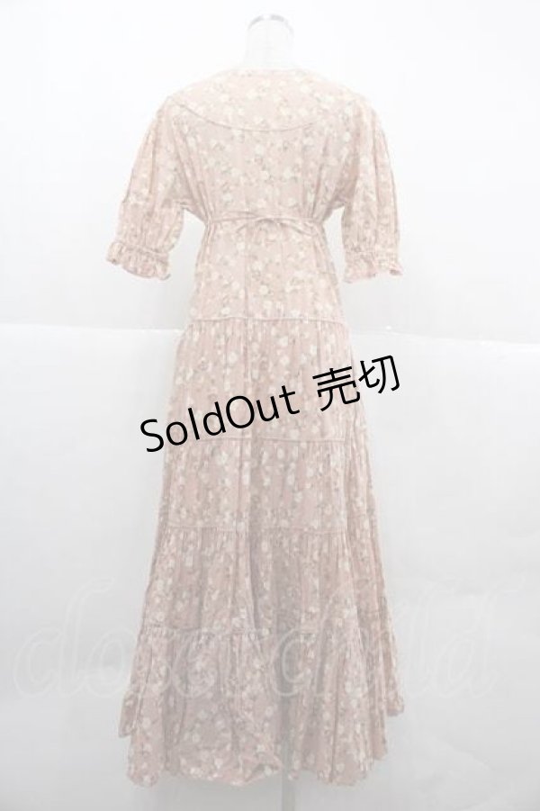 画像2: PINK HOUSE / 花&ネックレスptワンピース  ピンク I-25-12-02-051-LO-OP-SA-ZI (2)