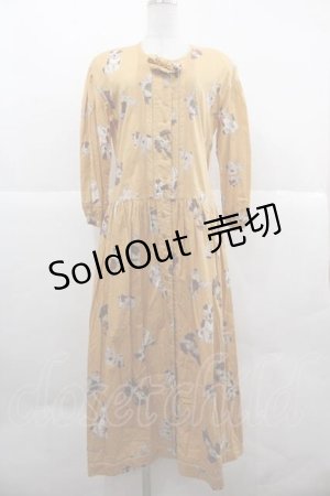 画像: PINK HOUSE / 犬柄ワンピース  マスタード I-25-12-02-057-LO-OP-SA-ZI