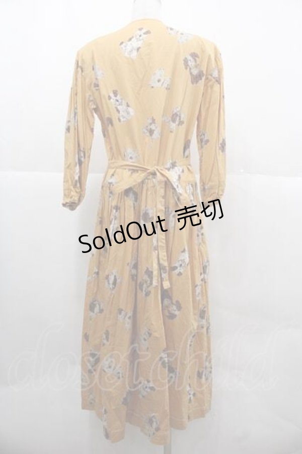 画像2: PINK HOUSE / 犬柄ワンピース  マスタード I-25-12-02-057-LO-OP-SA-ZI (2)