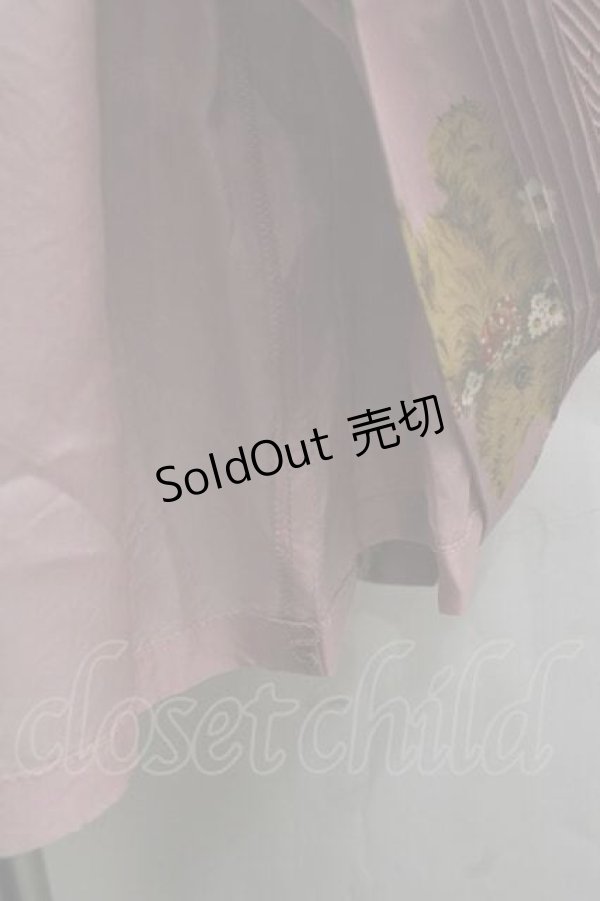 画像3: PINK HOUSE / 犬とマーガレット柄半袖ワンピース  ピンク I-25-12-02-060-LO-OP-SA-ZI (3)