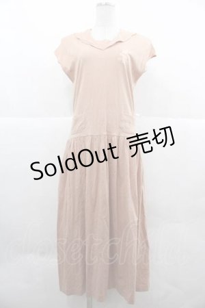 画像: PINK HOUSE / セーラーカットソーワンピース  ピンク I-25-12-02-062-LO-OP-SA-ZI