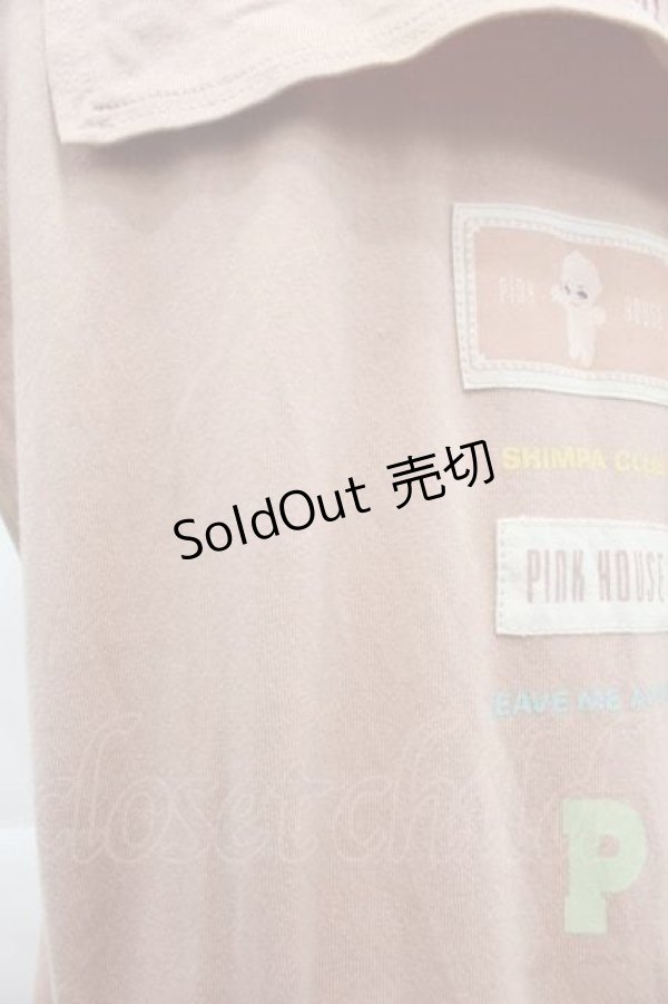 画像3: PINK HOUSE / セーラーカットソーワンピース  ピンク I-25-12-02-062-LO-OP-SA-ZI (3)