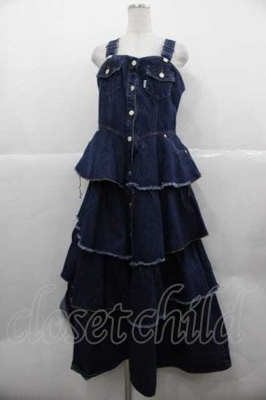 画像: PINK HOUSE / kotohayokozawa×PINK HOUSE DENIM JUMPER SKIRT  青デニム I-25-12-02-069-LO-OP-SA-ZI