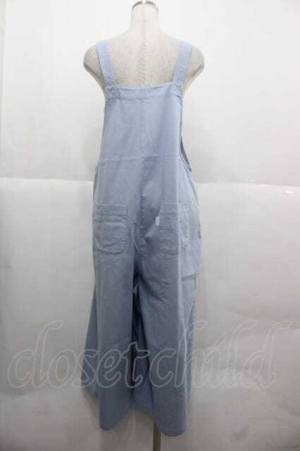 画像2: PINK HOUSE / 薄デニムサロペットパンツ  サックス I-25-12-02-071-LO-OP-SA-ZI (2)