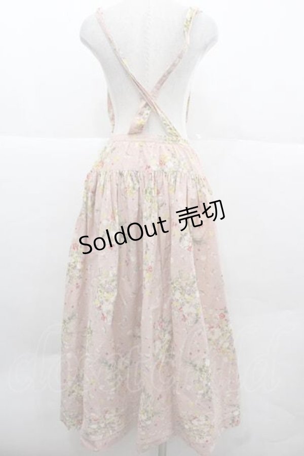 画像3: KANEKO ISAO / ブーケ柄サススカート  ピンク I-25-12-02-078-EL-OP-SA-ZI (3)