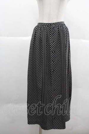 画像: PINK HOUSE / ドットスカート  黒Ｘ白 I-25-12-02-092-LO-SK-SA-ZI