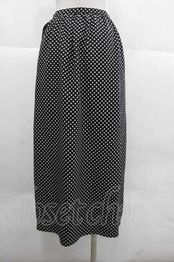 画像2: PINK HOUSE / ドットスカート  黒Ｘ白 I-25-12-02-092-LO-SK-SA-ZI (2)
