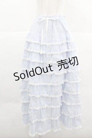 画像: PINK HOUSE / フリル使いスカート  ミズイロ I-25-12-02-094-LO-SK-SA-ZI