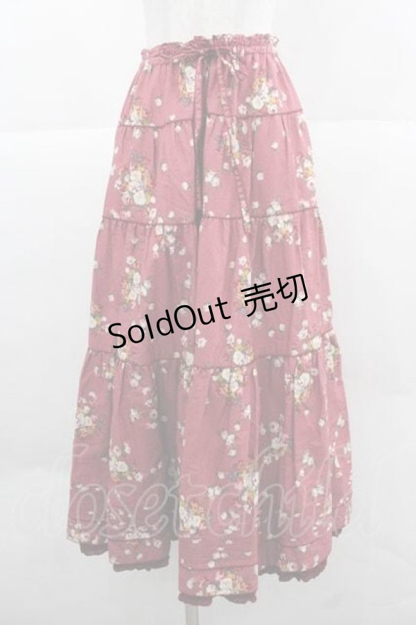 画像1: PINK HOUSE / ブルーミングドットプリントスカート  ピンク I-25-12-02-097-LO-SK-SA-ZI (1)