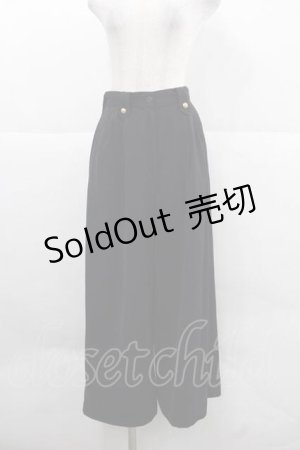 画像: INGEBORG / 薔薇ボタンパンツ  黒Ｘゴールド I-25-12-02-104-LO-PA-SA-ZI