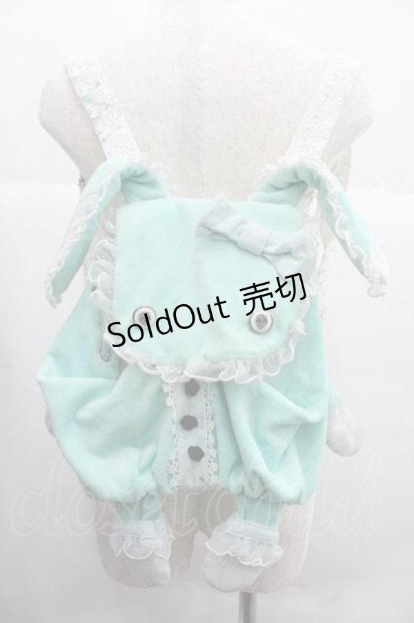 画像1: FRILL / うさぎリュック  ミントＸ白 I-25-12-02-110-HN-BG-SA-ZI (1)