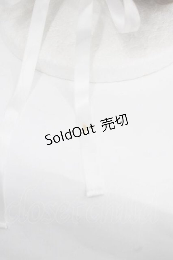 画像2: metamorphose / リボンパールレースヘッドドレス  白 I-25-12-02-113-ME-AC-SA-ZI (2)