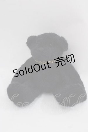 画像: WONDERFUL WORLD / チェーン付テディベア  ブラック I-25-12-02-120-LO-ZA-SA-ZI