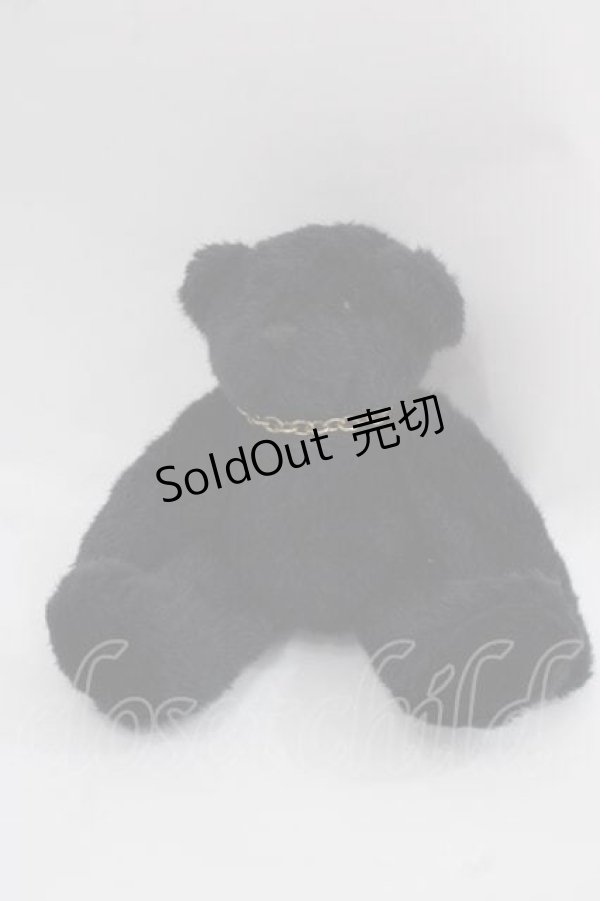 画像1: WONDERFUL WORLD / チェーン付テディベア  ブラック I-25-12-02-120-LO-ZA-SA-ZI (1)