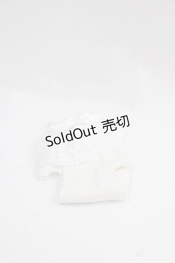 画像1: BABY,THE STARS SHINE BRIGHT / Creamy Berry クルー丈ソックス  白Ｘ白 I-25-12-02-121-BA-ZA-SA-ZI (1)