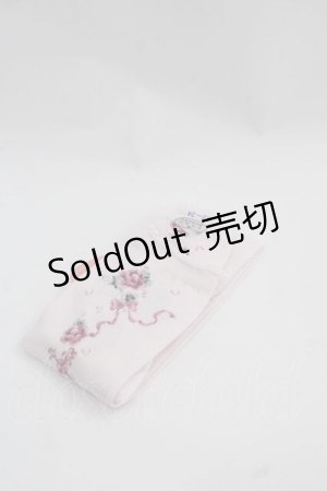 画像: BABY,THE STARS SHINE BRIGHT / Juno’s Bouquet 乙女の誓い 柄オーバーニーソックス  ピンク I-25-12-02-124-BA-ZA-SA-ZI