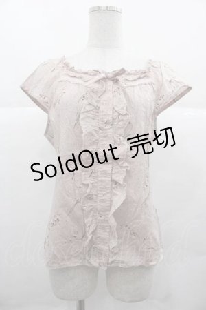 画像: PINK HOUSE / ブルーベルptブラウス L ピンク I-25-12-02-028-LO-BL-SA-ZI