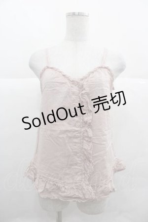 画像: PINK HOUSE / フリルピンタックキャミブラウス  ピンク I-25-12-02-030-LO-BL-SA-ZI