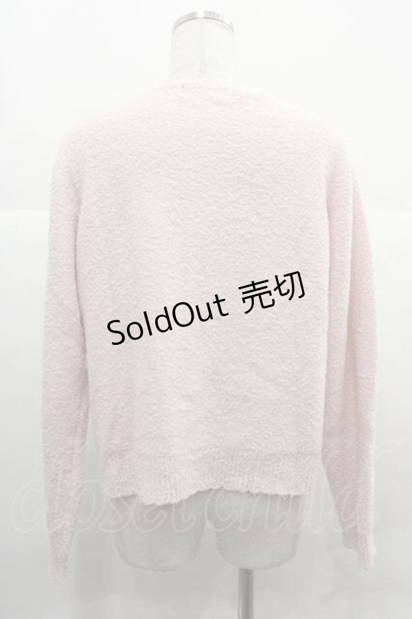 画像2: PINK HOUSE / 桜モチーフ使いニットカーディガン  ピンク I-25-12-02-037-LO-TO-SA-ZI (2)