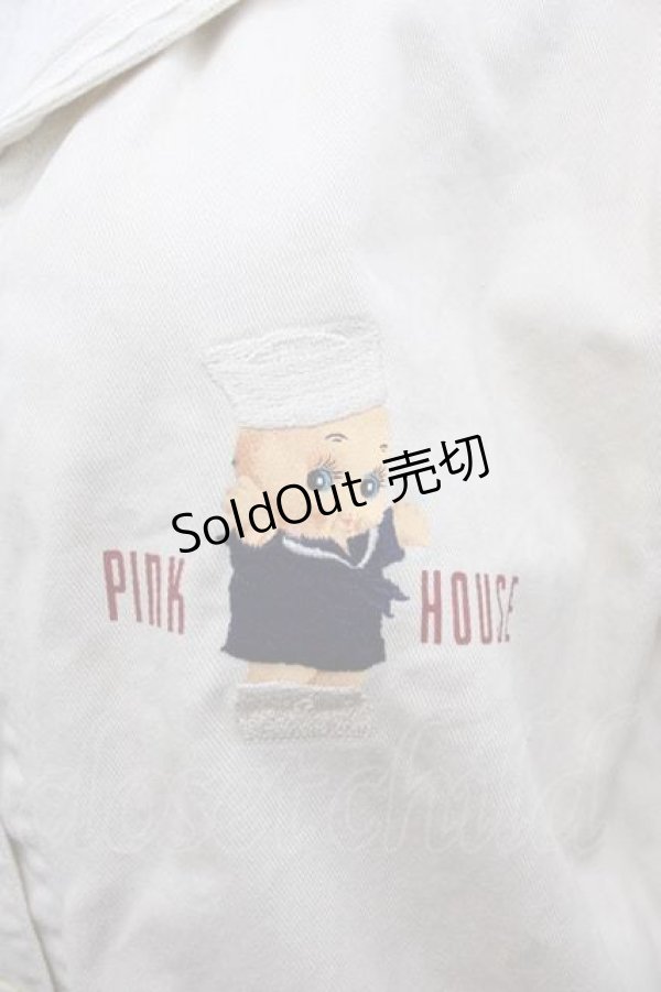 画像3: PINK HOUSE / 半袖セーラージャケット  アイボリー I-25-12-02-043-LO-JA-SA-ZI (3)