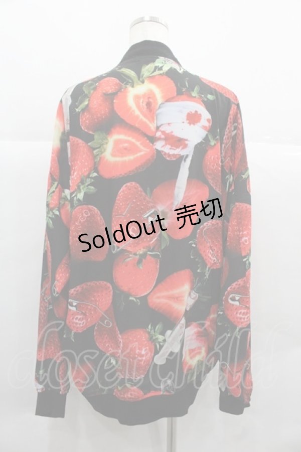 画像2: TRAVAS TOKYO / Medical Berry シフォンブルゾン  黒Ｘ赤 I-25-12-06-045-PU-TO-SA-ZI (2)