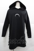 画像1: KRY CLOTHING / MOONパーカー  黒Ｘ白 I-25-12-06-050-EL-TO-SA-ZI (1)