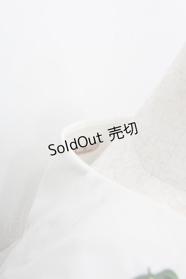 画像3: Amavel / Flaver Teaブラウス  白 I-25-12-06-006-CA-BL-SA-ZI (3)