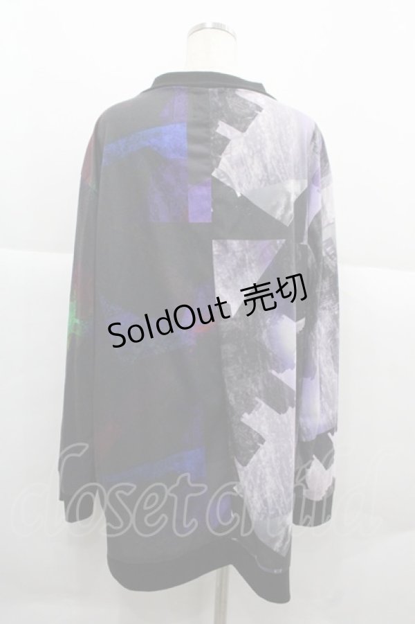 画像2: KMK(KINGLY MASK) / 2デザイン切替ブルゾン  黒Ｘ紫 I-25-12-06-053-PU-JA-SA-ZI (2)