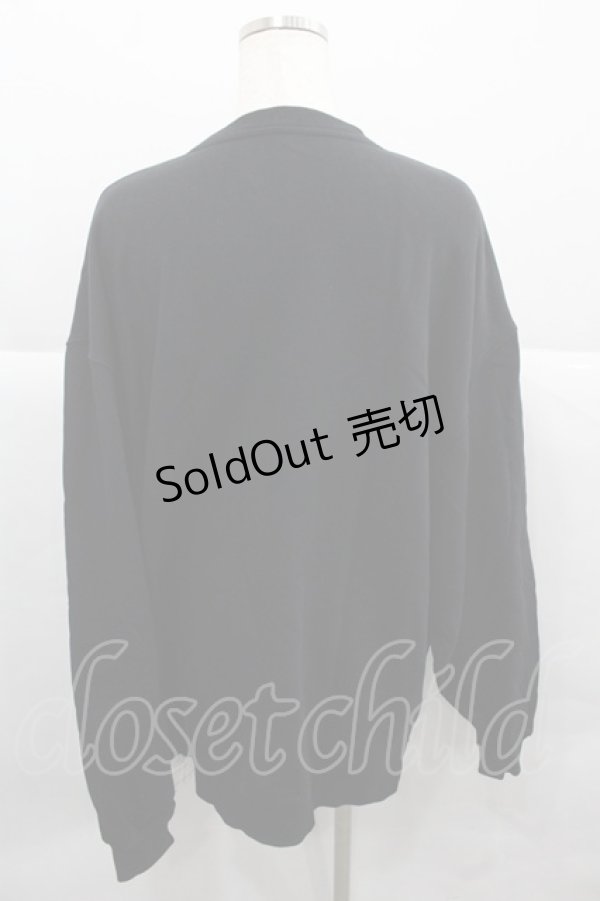 画像2: Candy Stripper / THE ILL CANDYトレーナー  黒 I-25-12-06-056-PU-TO-SA-ZI (2)