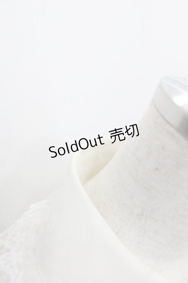 画像3: Vilia（海外ロリータブランド） / フリルブラウス M 生成り I-25-12-06-007-LO-BL-SA-ZI (3)