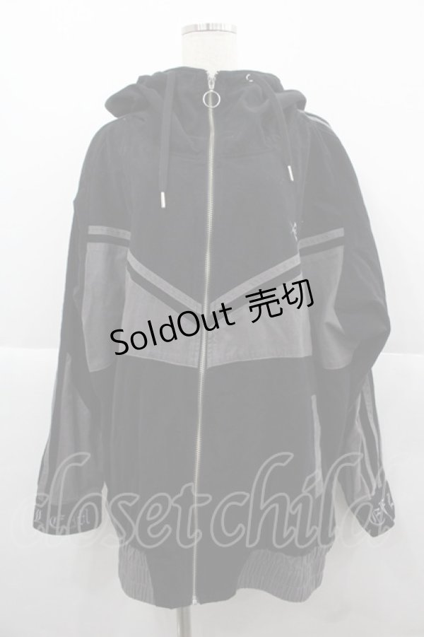 画像1: REFLEM / 切替パーカー  黒Ｘグレー I-25-12-06-063-PU-TO-SA-ZI (1)