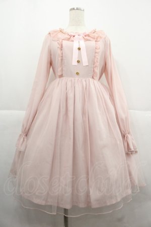 画像: Angelic Pretty / Elegant Nightieワンピース  ピンク I-25-12-06-066-AP-OP-SA-ZI