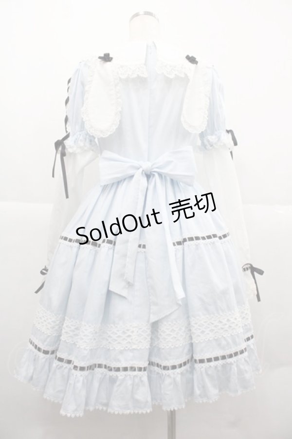 画像2: BABY,THE STARS SHINE BRIGHT / Dreaming Aliceワンピース  サックス I-25-12-06-070-BA-OP-SA-ZI (2)
